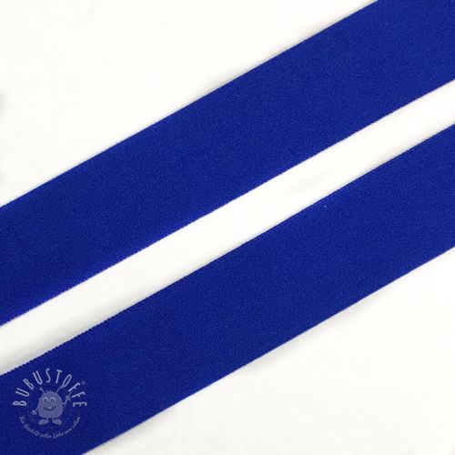 Elastisches Schrägband Polyamide matt 20 mm blau