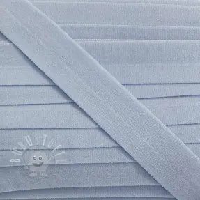 Elastisches Schrägband Polyamide matt 20 mm hellblau