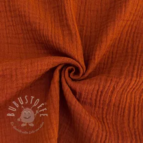Double gauze/muslin rust ORGANIC