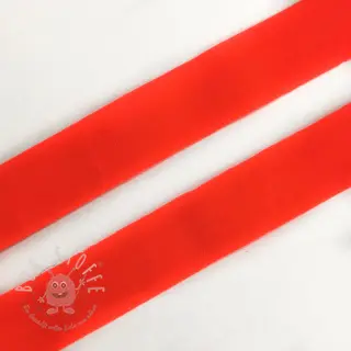 Elastisches Schrägband Polyamide matt 20 mm neon orange