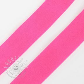 Elastisches Schrägband Polyamide matt 20 mm neon rosa