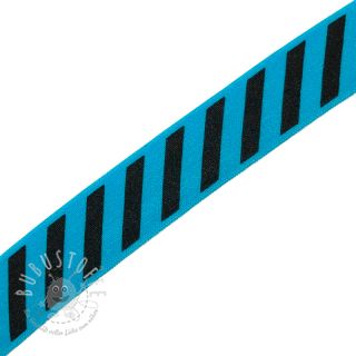 Elastisches Schrägband Polyamid STRIPE 20 mm aqua