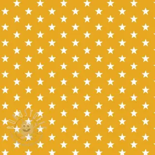 Baumwollstoff Petit stars yellow