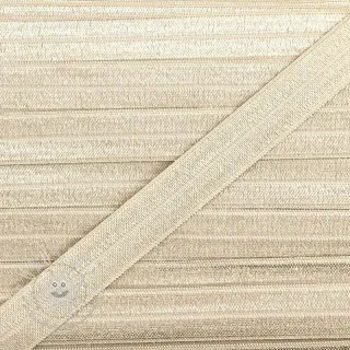 Elastisches Schrägband Polyamide 15 mm ecru