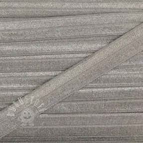 Elastisches Schrägband Polyamide 15 mm light grey