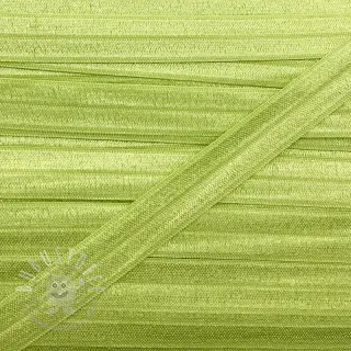 Elastisches Schrägband Polyamide 15 mm lime