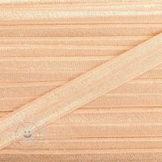 Elastisches Schrägband Polyamide 15 mm peach