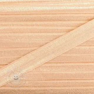 Elastisches Schrägband Polyamide 15 mm peach