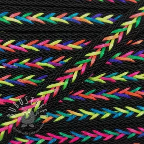 Twisted kordel NEON black