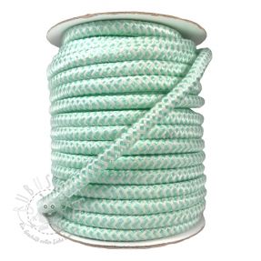 Twisted kordel ZIG ZAG light mint