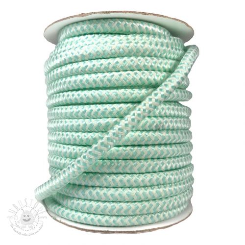 Twisted kordel ZIG ZAG light mint