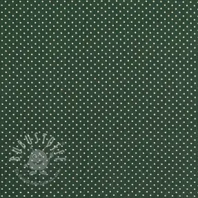 Baumwollstoff Petit dots dark green