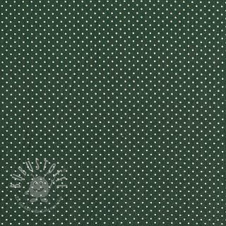 Baumwollstoff Petit dots dark green