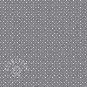 Baumwollstoff Petit dots grey