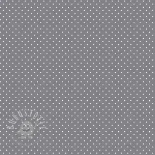 Baumwollstoff Petit dots grey