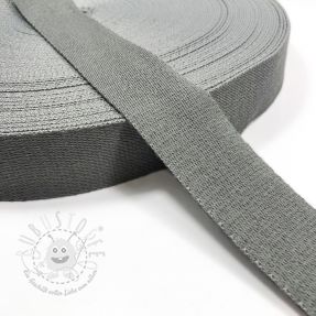 Gurtband Baumwolle 4 cm light grey