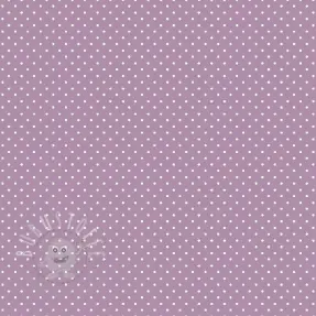 Baumwollstoff Petit dots lilac