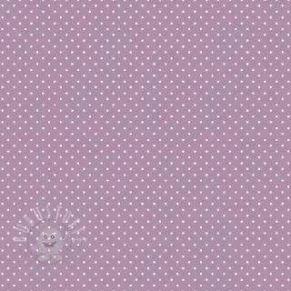 Baumwollstoff Petit dots lilac