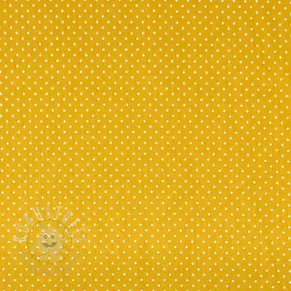 Baumwollstoff Petit dots ochre