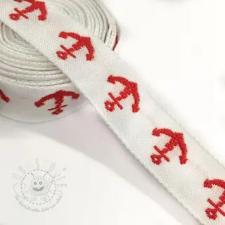 Band Anchor white/red
