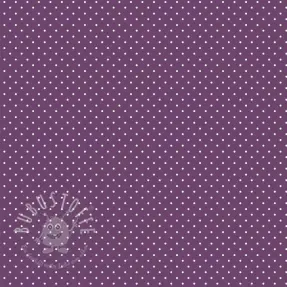 Baumwollstoff Petit dots purple