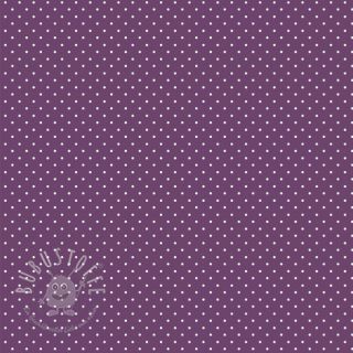 Baumwollstoff Petit dots purple