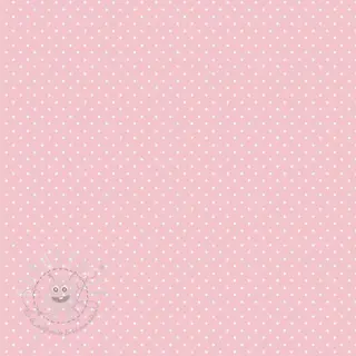 Baumwollstoff Petit dots rose
