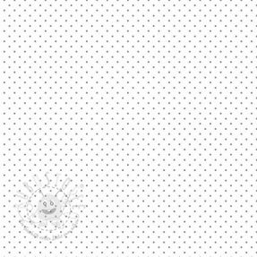 Baumwollstoff Petit dots white/grey