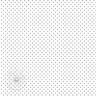 Baumwollstoff Petit dots white/navy