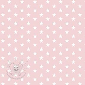 Baumwollstoff Petit stars light rose