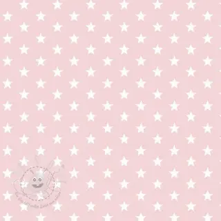 Baumwollstoff Petit stars light rose