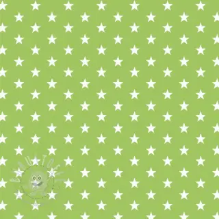 Baumwollstoff Petit stars lime