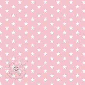 Baumwollstoff Petit stars rose