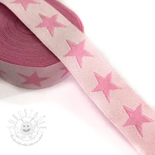 Band Stars light pink/pink