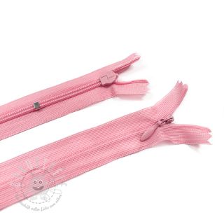 Reißverschluss Nahtverdeckt Verstellbar (60 cm) Rosa