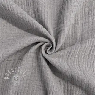 Double gauze/musselin grey