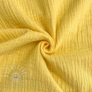 Double gauze/musselin soft yellow