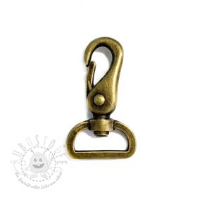 Metall Karabiner 25 mm messingd