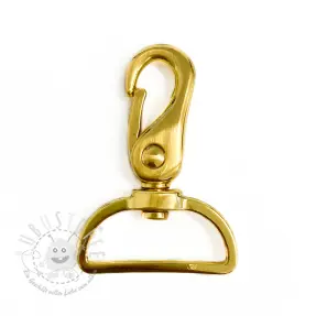 Metall Karabiner 40 mm gold