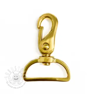 Metall Karabiner 40 mm gold