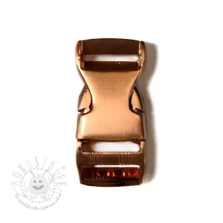 Metall-Steckschnalle 25 mm copper