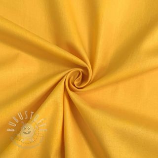 Baumwollstoff popeline yellow