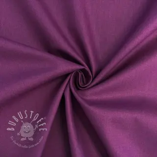 Baumwollstoff popeline dark purple