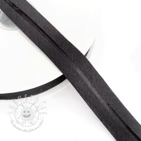 Schrägband baumwoll anthracite