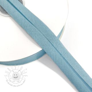 Schrägband baumwoll light blue