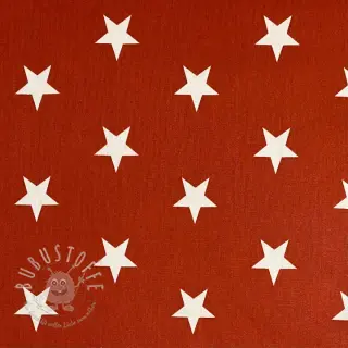 Baumwollstoff Stars terra