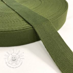 Gurtband Baumwolle 4 cm olive green