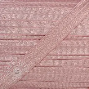 Elastisches Schrägband Polyamide 15 mm old pink