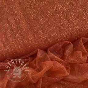 Tyl na TUTU ROYAL SPARKLE rust gold