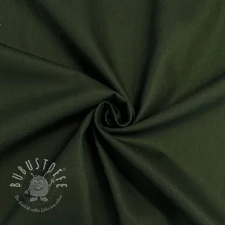 Baumwollstoff popeline army green